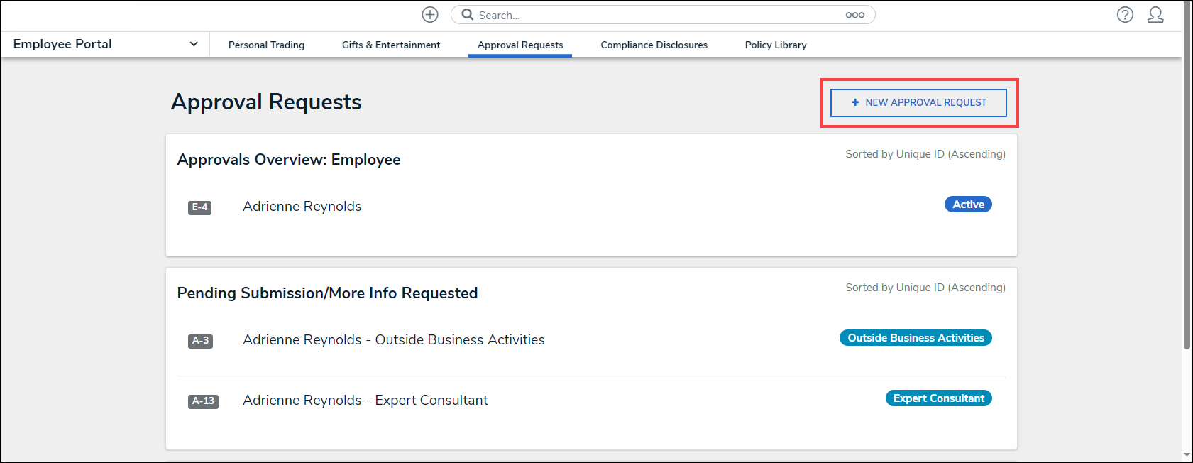 New Approval Request Button.png