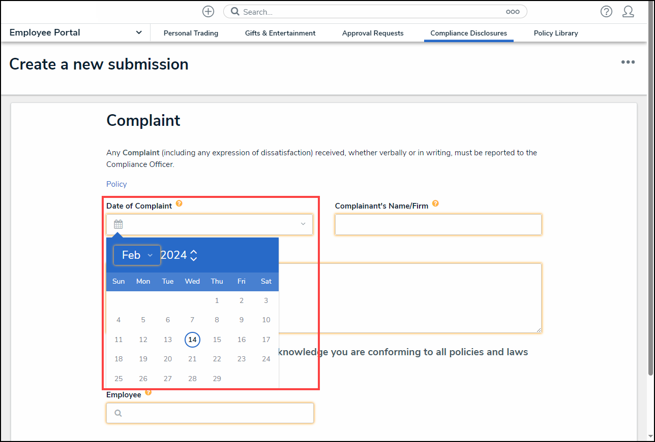 Date of Complaint.png