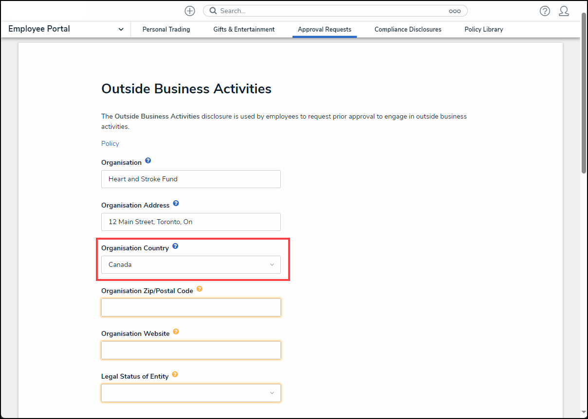 Organization Country Field.png