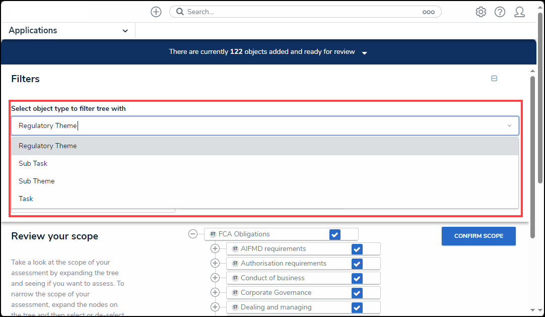 Select object type to filter tree with.png